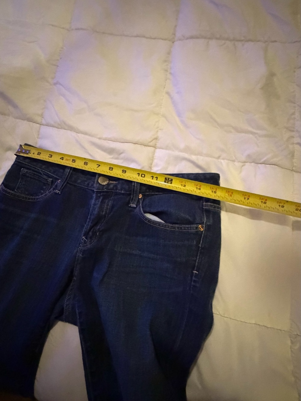 GAP 1969 long & lean  Dark Blue Flare Jeans - Picture 3 of 8